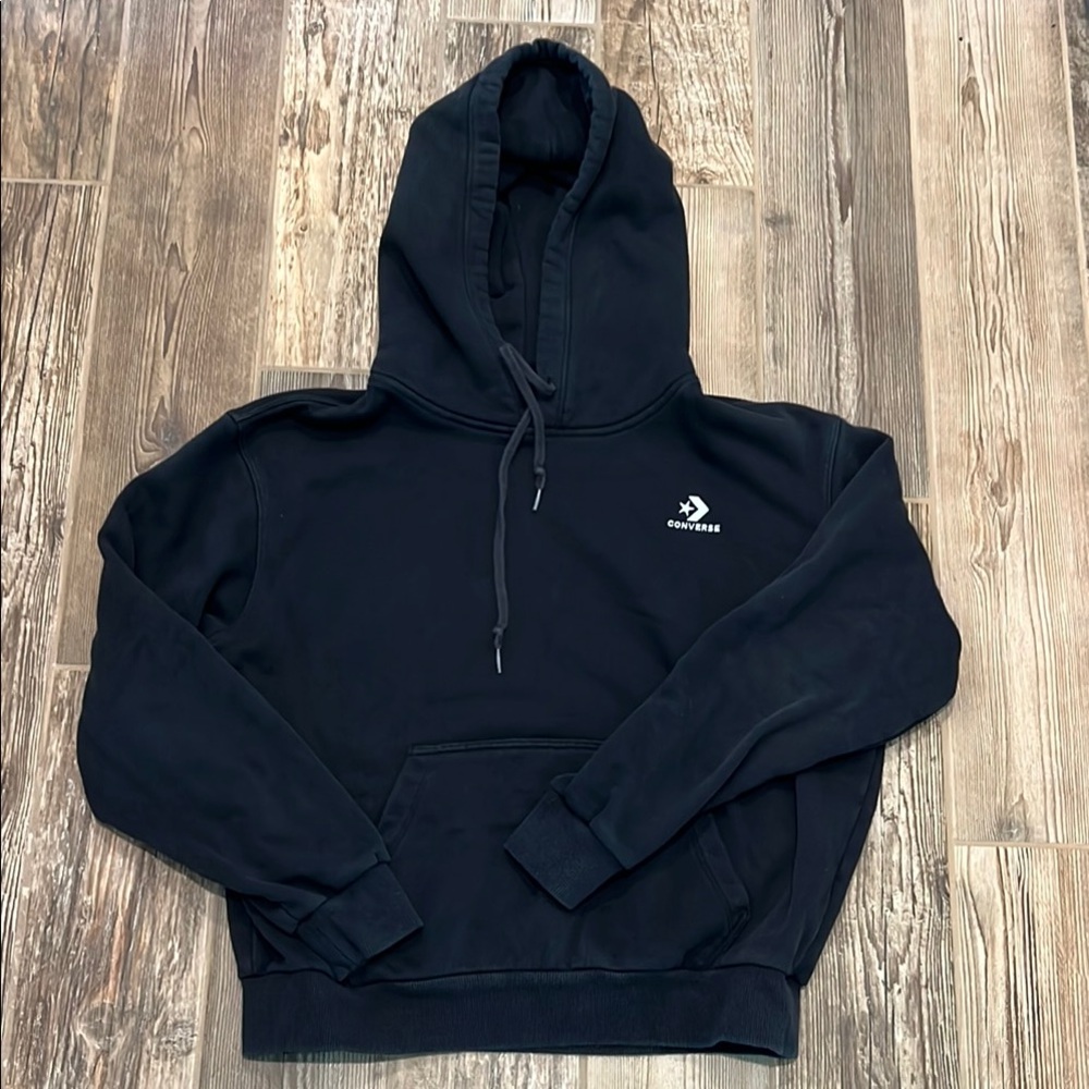 Converse Black Super Soft Hoodie Size Medium